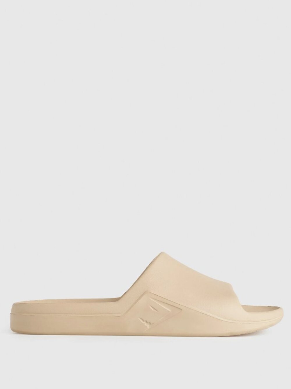 Gymshark Men's Sand Tan Rest Day Comfort Slip-On Slide Sandal Size US 8